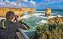 Spectacular limestone formations in the Port Campbell National Park