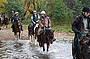 Crossing rivers on 2 day luxury ride